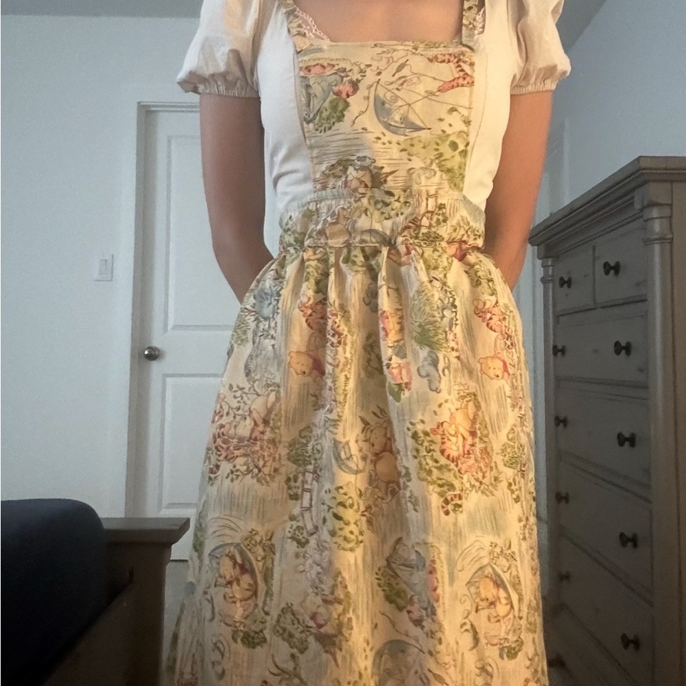 Hand-Sewn And Hand-Made Half-Backless Apron Dress By Me!